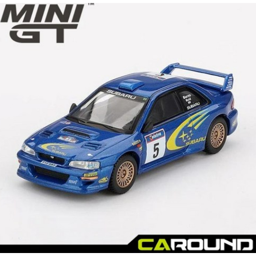 [MiniGT] 1: 64 Subaru Impreza WRC99 – 1999 Rally Australia Winner No.5 (Độc quyền tại Úc)