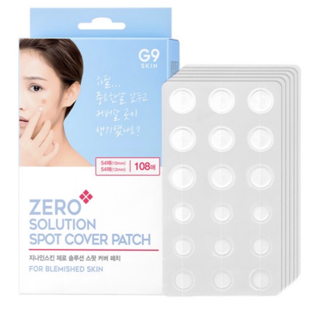 Miếng dán che điểm G9SKIN Zero Solution (108 chiếc)