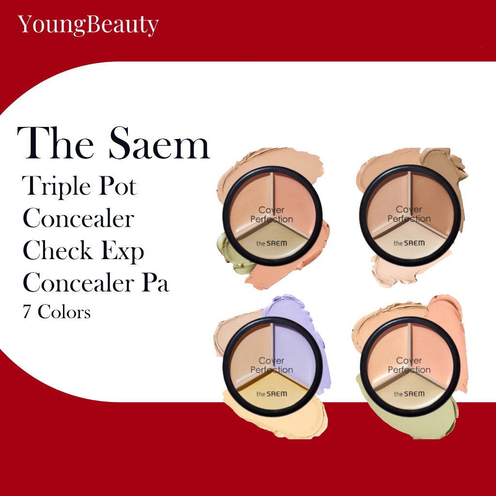 THE SAEM Kem che khuyết điểm ba nồi Saem / Bảng che khuyết điểm / Glow
