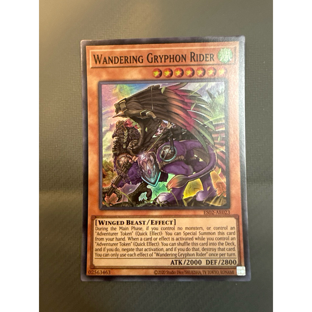 [WibuCardShop] ES02-AE023 Wandering Gryphon Rider