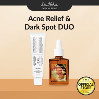 Dr.Althea Post Acne Care Set (Boosting) | 345 Relief Cream 50ml & Vitamin C Boosting Serum RENEWED 30ml