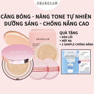 [Dearglam] Phấn nước tinh chất dưỡng căng bóng Glow Ampoule Radiance Cushion (SPF50+/PA + + + +)[12ml + tặng lõi 12ml]