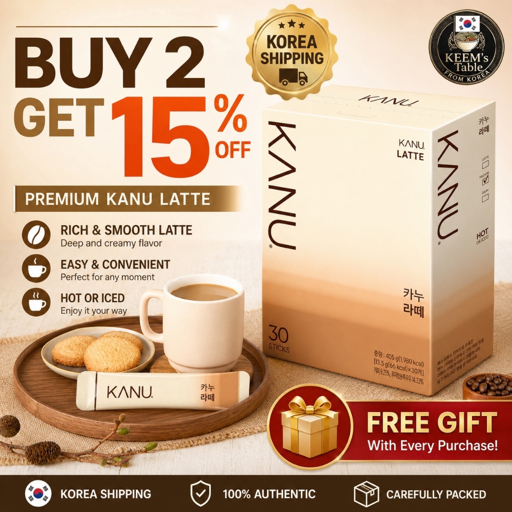 [Sẵn Sàng] Cà Phê Kanu Latte Gong Yoo Kdrama Kmovies Mix Hàn Quốc Hot Ice Instant Blend Cắm Trại Cao