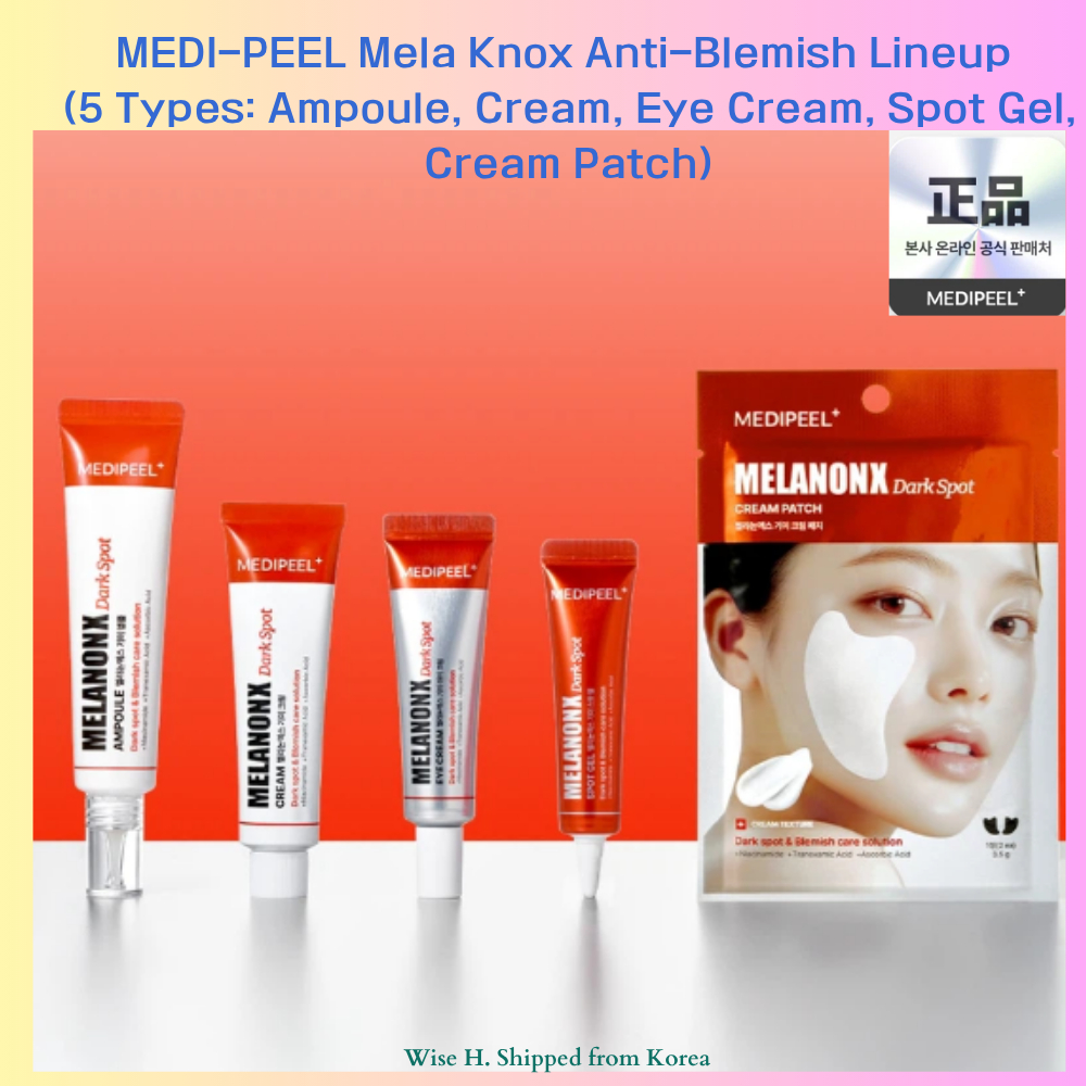 MEDI-PEEL Mela Knox Anti-Blemish Lineup (5 loại: Ampoule, Cream, Eye Cream, Spot Gel, Cream Patch)