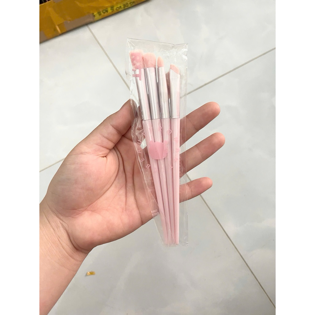 [ROMANTIC] Set 4 cọ trang điểm mắt Romantic Beauty