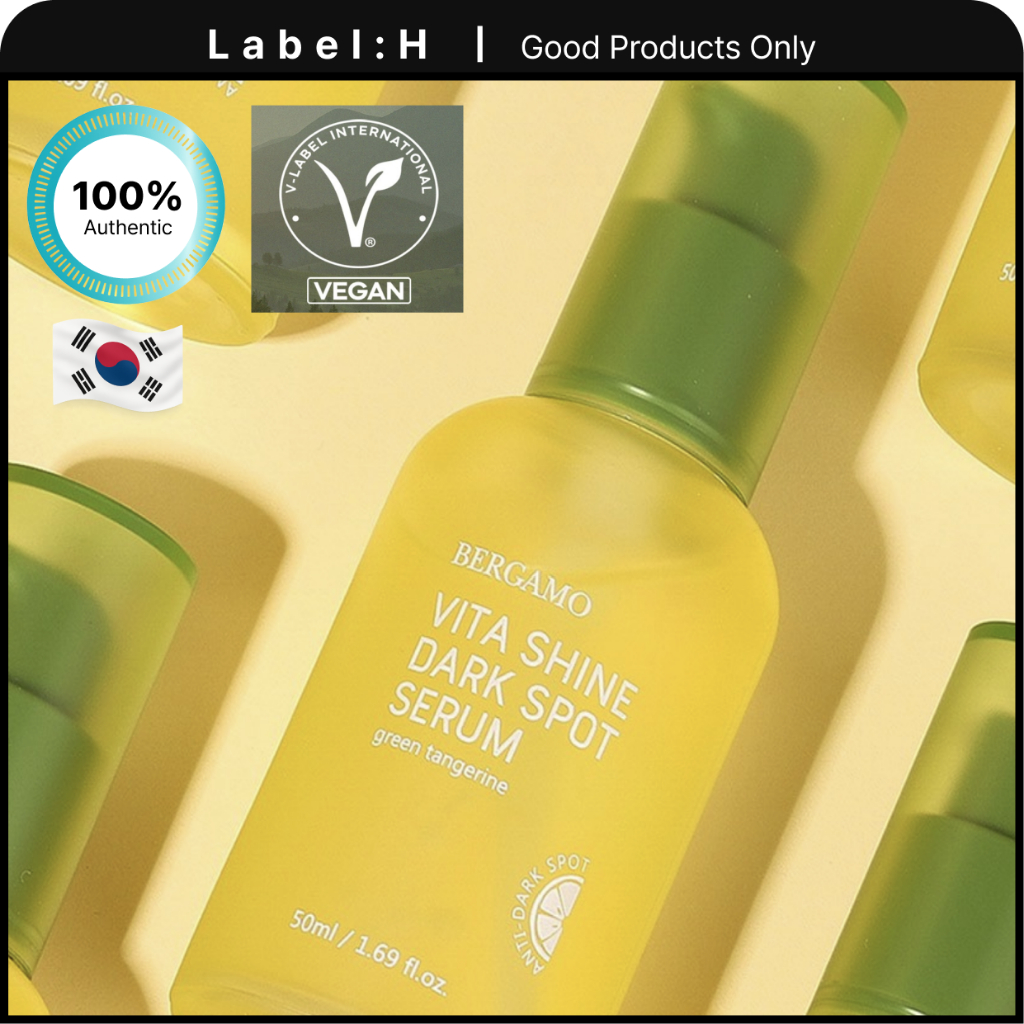 [Vegan Beauty] Bergamo Green quýt Vita Shine Blemish Serum 50ml
