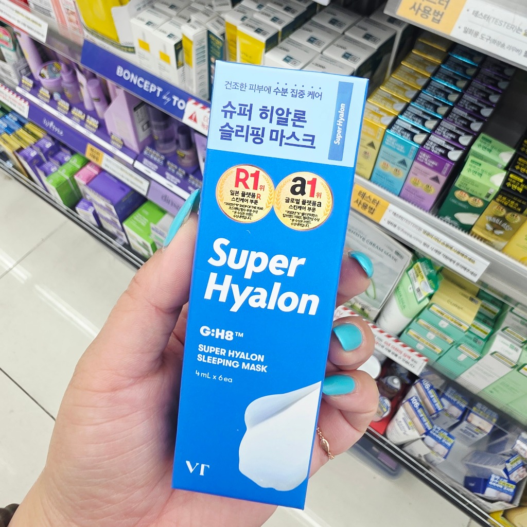 [DAISO] [VT Cosmetics] Mặt nạ ngủ Super Hyalon (4ml x 6EA) K-beauty