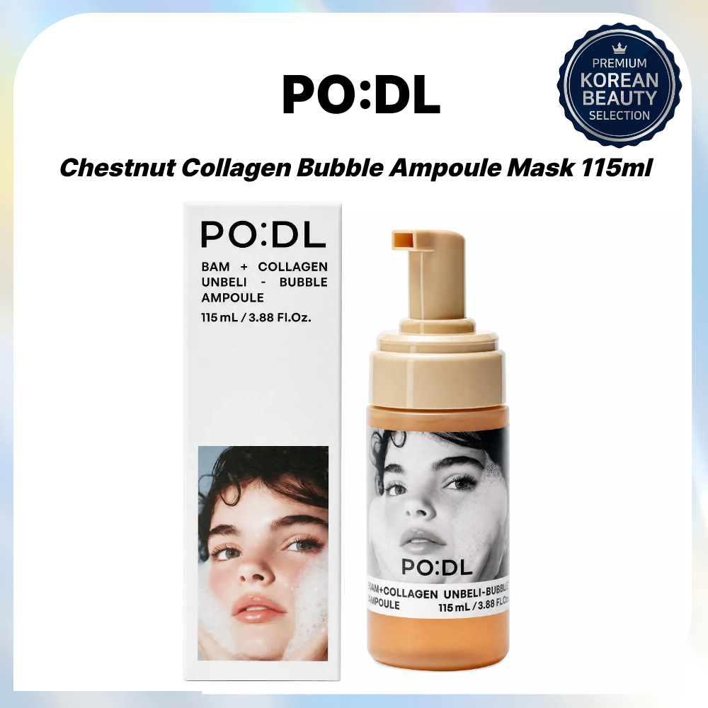 [PO: DL] Chestnut Collagen Bubble Ampoule 115ml Hydrating Firming Glow Korean Skincare