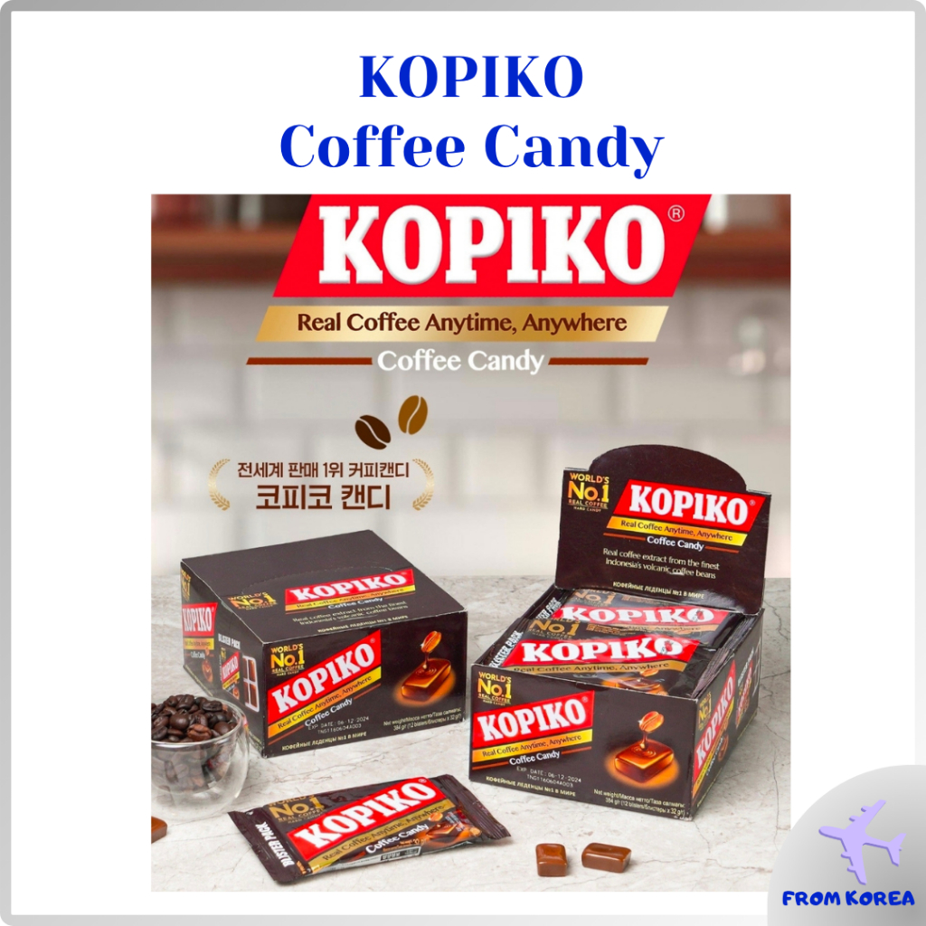 [KOPIKO] Kẹo Cà Phê, 384g, 1 Hộp / Hương Vị Giàu