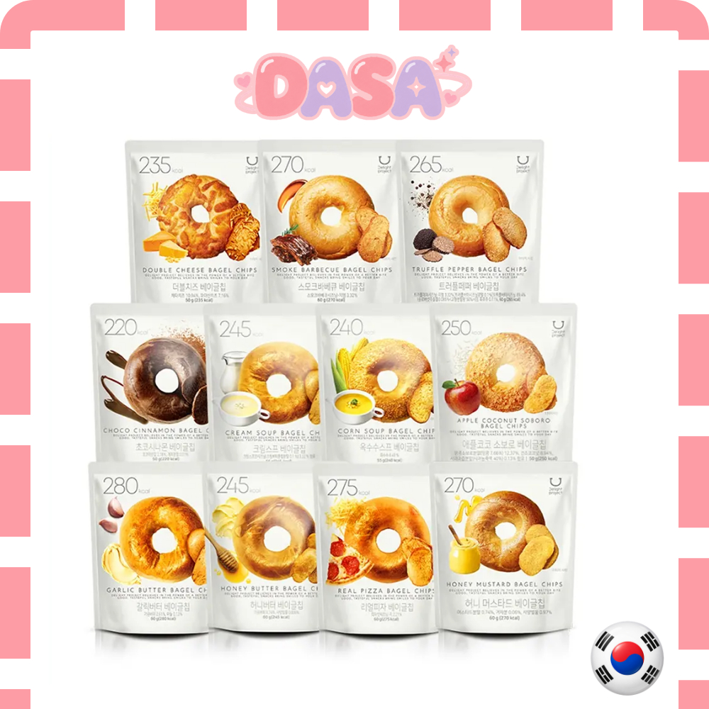OLIVE YOUNG Delight Project Bagel Chips 11 vị Snack giòn HÀN QUỐC
