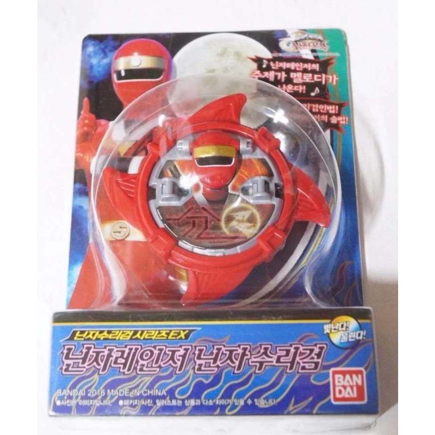 BANDAI Power Rangers Ninja Steel Ninner DX Kakuranger Nin shuriken Đồ chơi Hàn Quốc