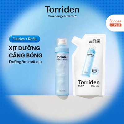 [Torriden x Hannah Olala] Xịt dưỡng DIVE IN 120ml + Túi refill 120ml