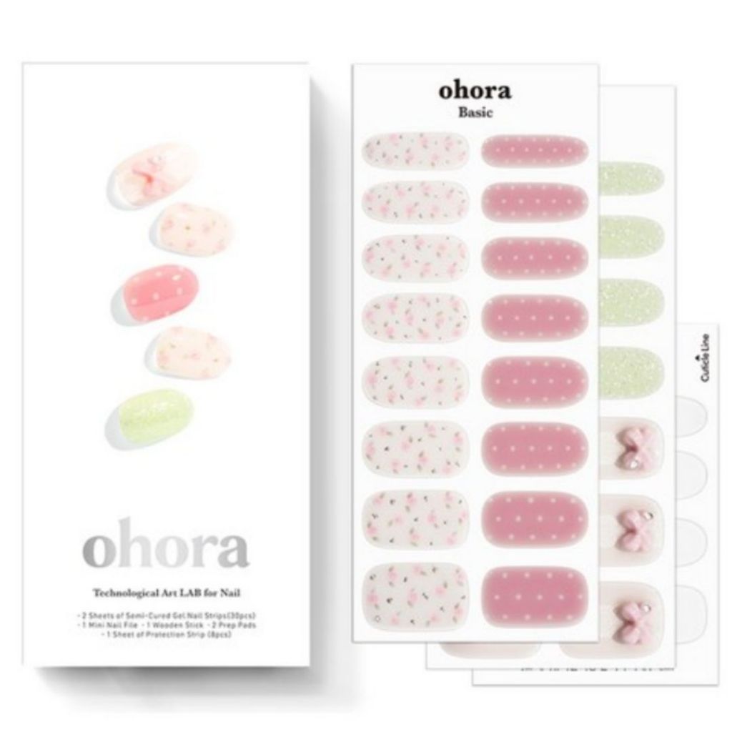Dải móng tay Gel bán cắt Ohora N Bloom Bonbon