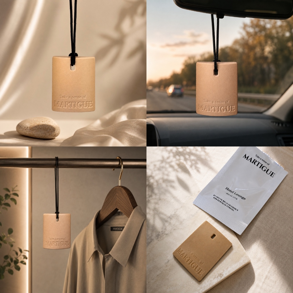 MARTIGUE Terracotta Fragrance Diffuser 16g Car Closet Home Perfume 5 Scents Korean Home