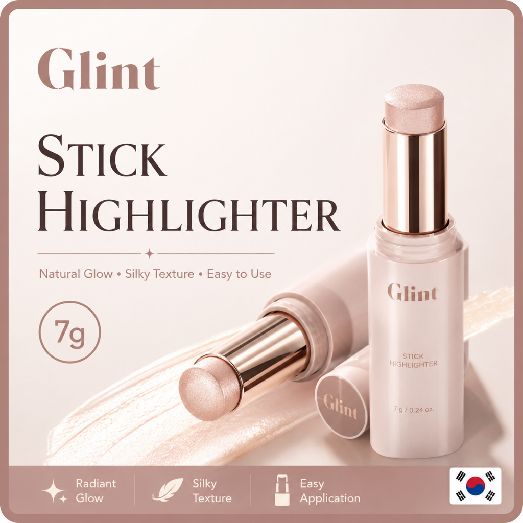 [GLINT] Stick Highlighter 7g (3 chiếc) Glow Makeup Shimmer Highlight Stick Tự nhiên Radiance Vẻ đẹp 