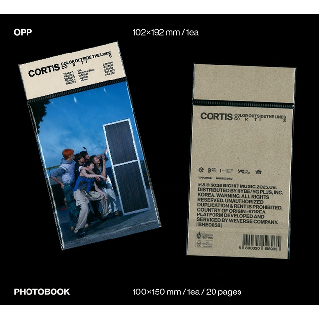 Album CORTIS-Color Outside The Lines Chính Hãng (Con dấu gốc)