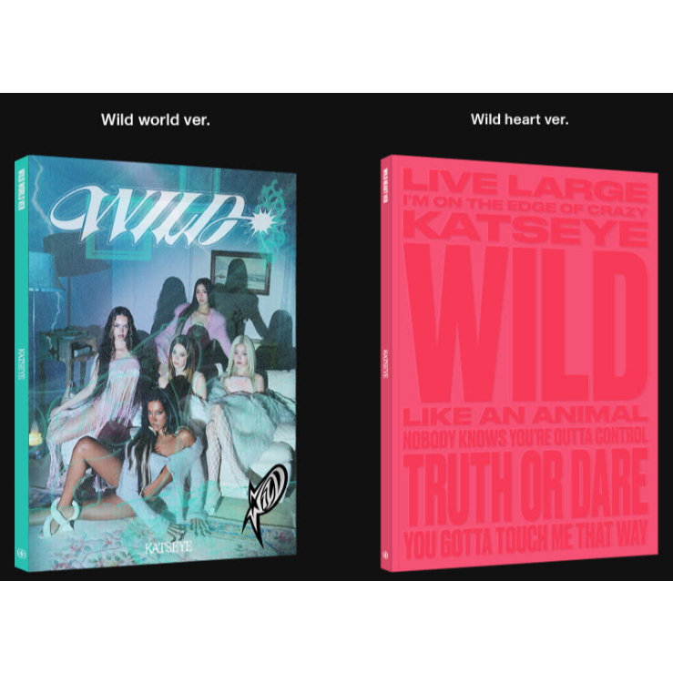 Sách ảnh KATSEYE WILD + Photocard nhóm + 1 Photocard ngẫu nhiên