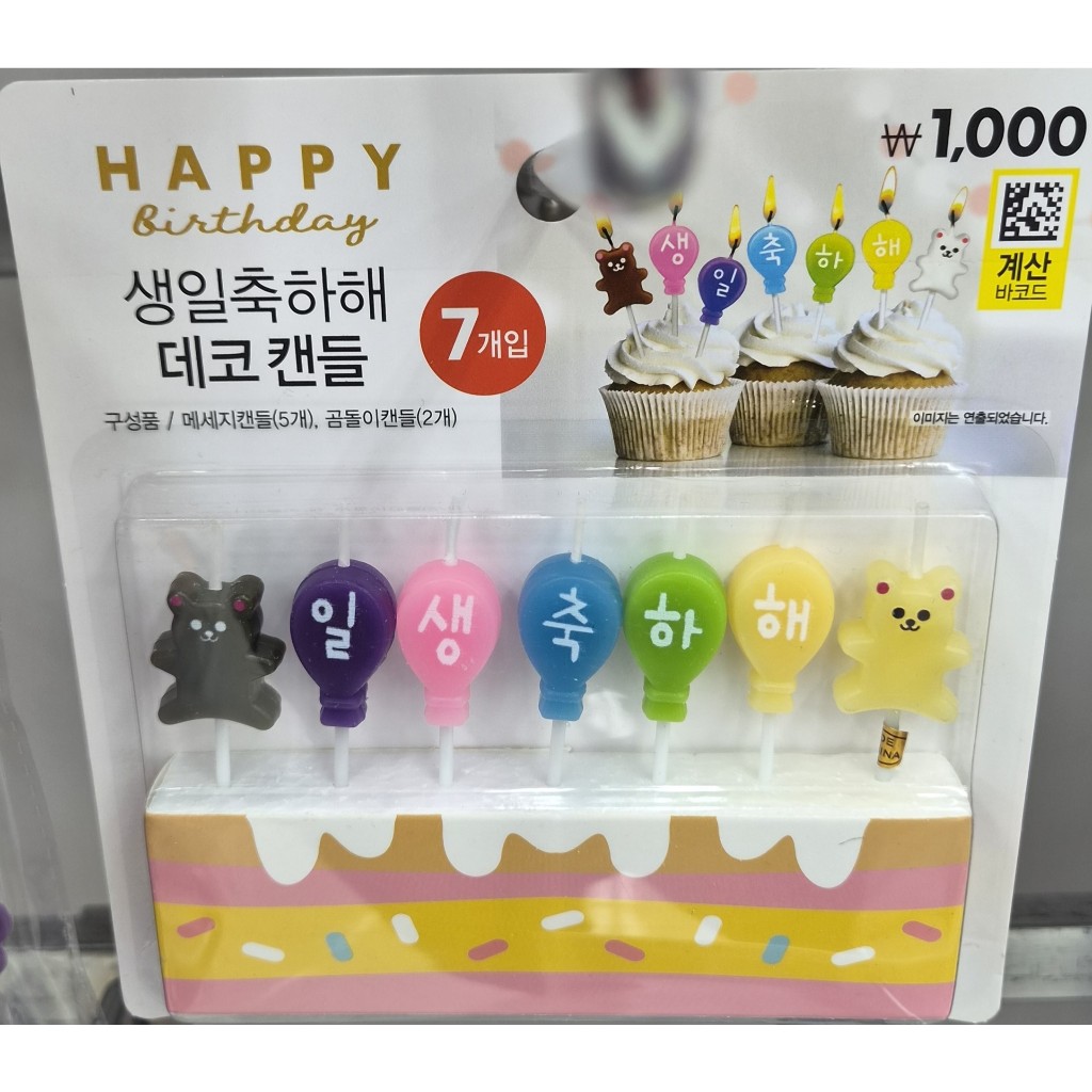 Chúc mừng sinh nhật trang trí candel