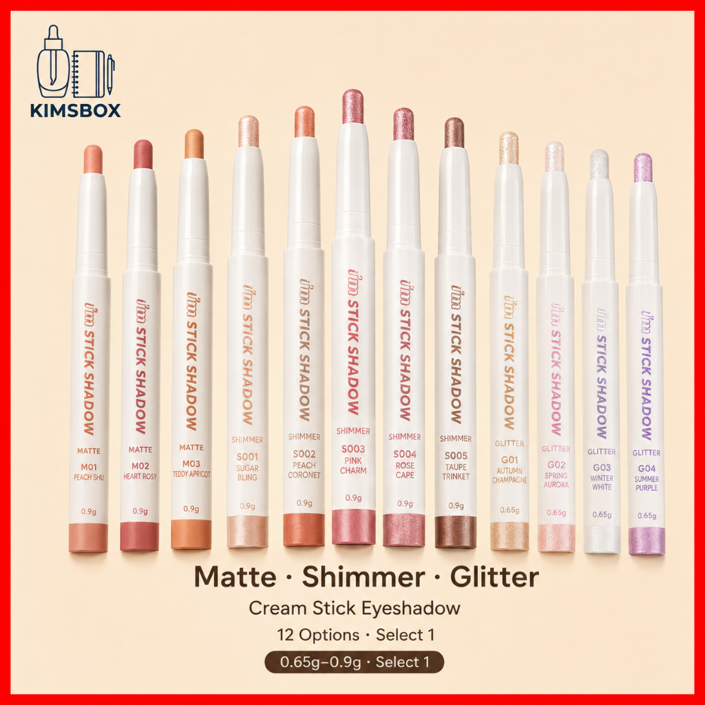 I'M MEME I 'M MEME Stick Shadow Matte Shimmer Glitter Phấn mắt Hàn Quốc Trang điểm Aegyosal 12 màu