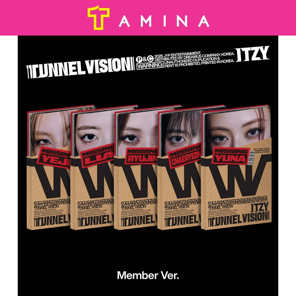 ITZY Mini Album Tunnel Vision (Member Ver.)
