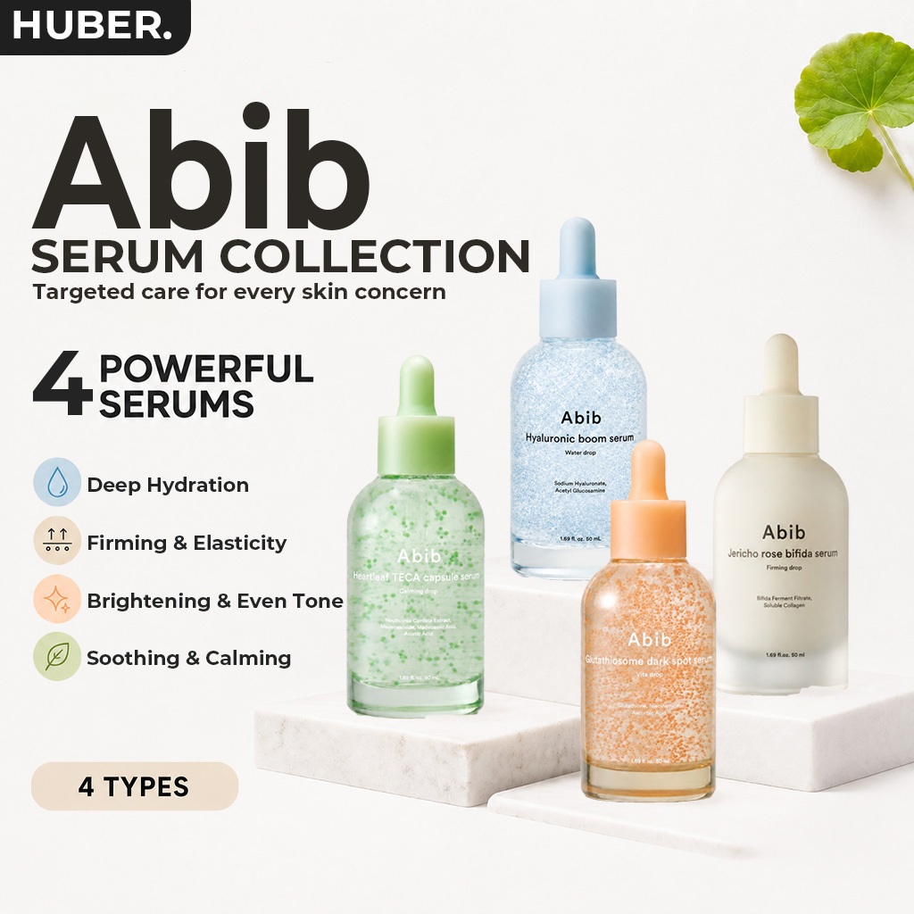 [Abib] Serum Collection 50ml (Heartleaf TECA Capsule Serum, Glutathiosome Dark Spot Serum, Hyaluroni