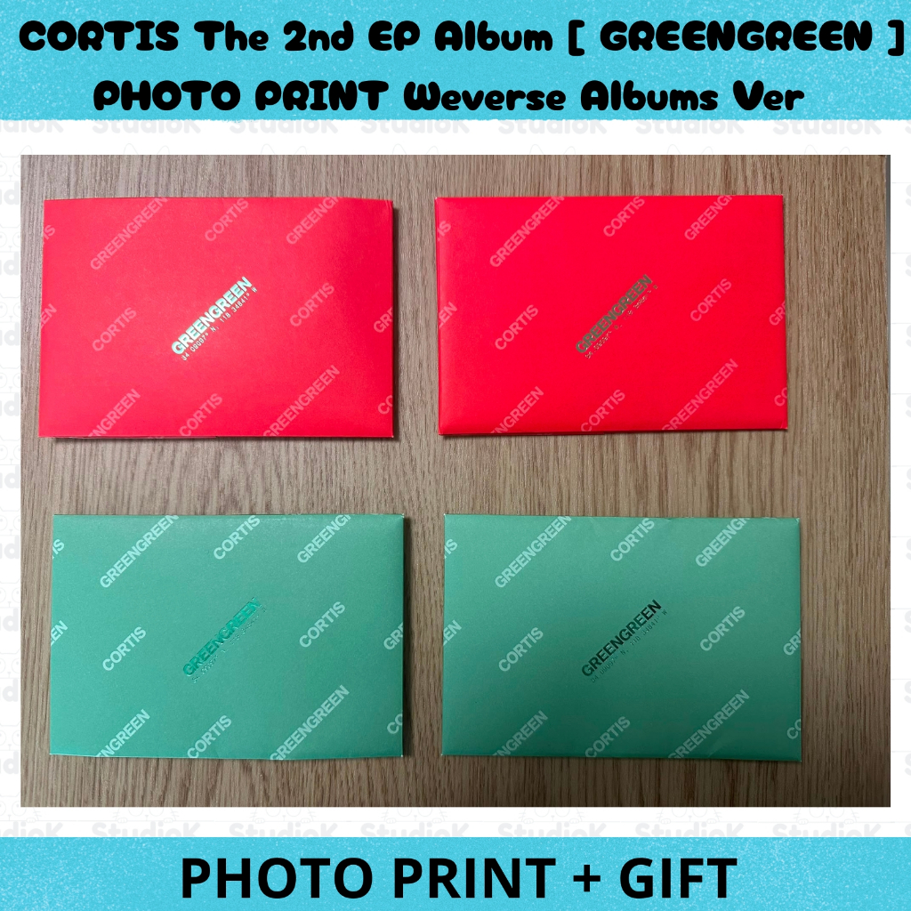CORTIS Album EP thứ 2 [GREENGREEN] in ảnh Weverse Album Ver + QUÀ TẶNG - không có thẻ ảnh