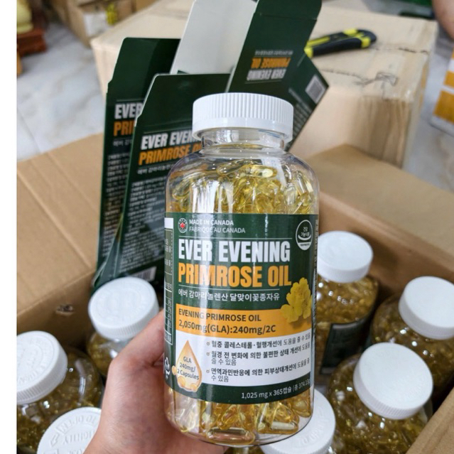 VIÊN UỐNG TINH DẦU HOA ANH THẢO XANH  EVER EVENING PRIMROSE OIL