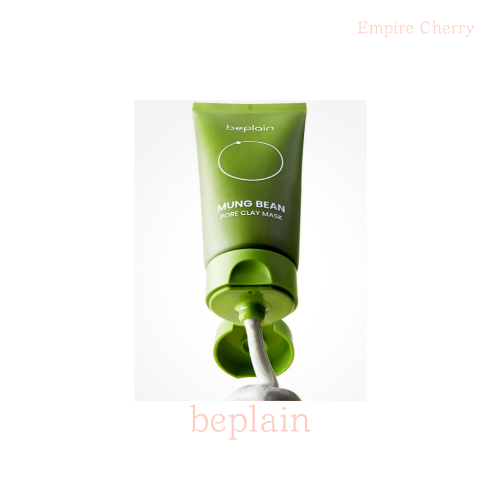 Mặt nạ đất sét lỗ chân lông Beplain Mung Bean 80ml + (12ml x 2 Cái) Chăm sóc lỗ chân lông