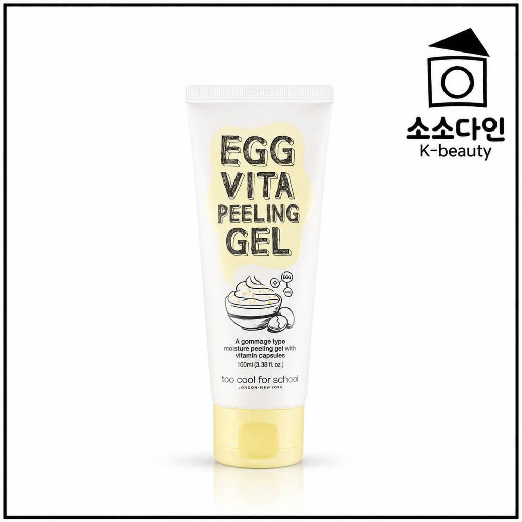 TOO COOL FOR SCHOOL Quá mát mẻ cho trường học Egg Vita Peeling Gel 100g HÀN QUỐC BEAUTY GENTLE PEELI