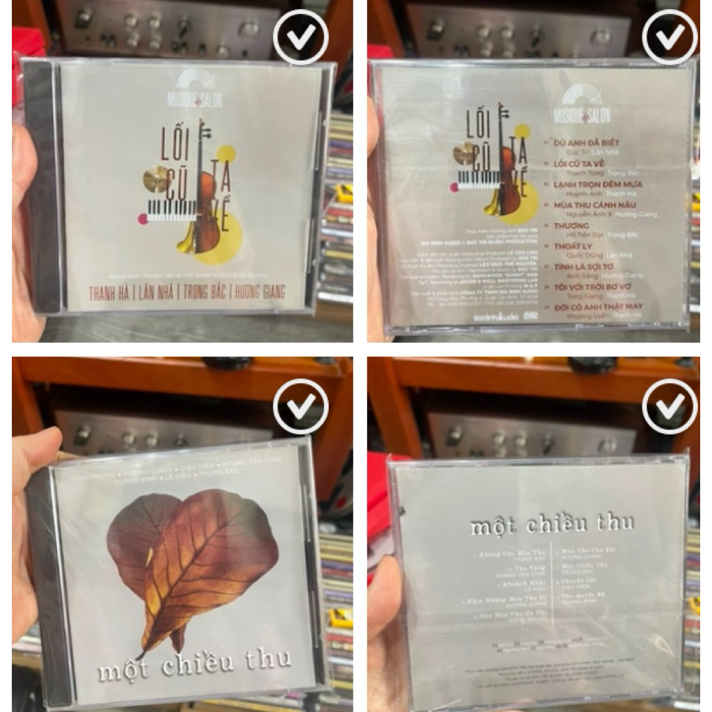 đĩa cd combo 2cd nhạc việt