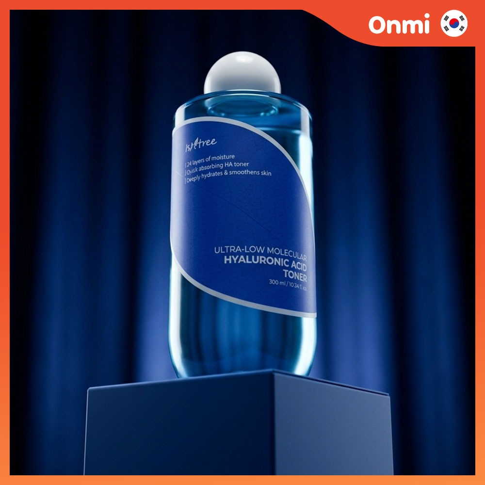 [ISNTREE] Ultra-Low Molecular Hyaluronic Acid Toner | Nước Hoa Hồng Cấp Nước Hyaluronic Acid Phân Tử