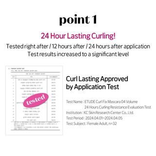 ETUDE Curl Fix Mascara 8g / Curl Fix Skinny Mascara 3g
