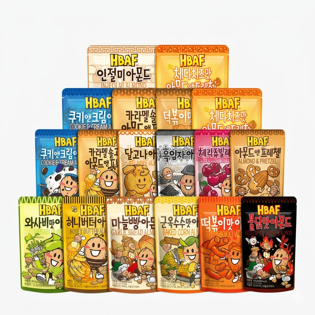 Dòng hạnh nhân Hàn Quốc HBAF [40g / 120g / 190g]