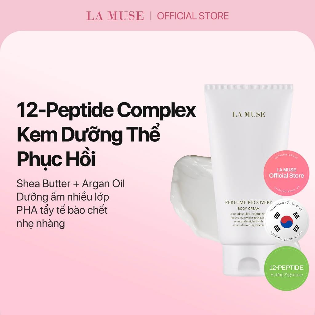 [LA MUSE OFFICIAL] Kem dưỡng thể phục hồi da hương nước hoa Perfume Recovery Body Cream 300ml
