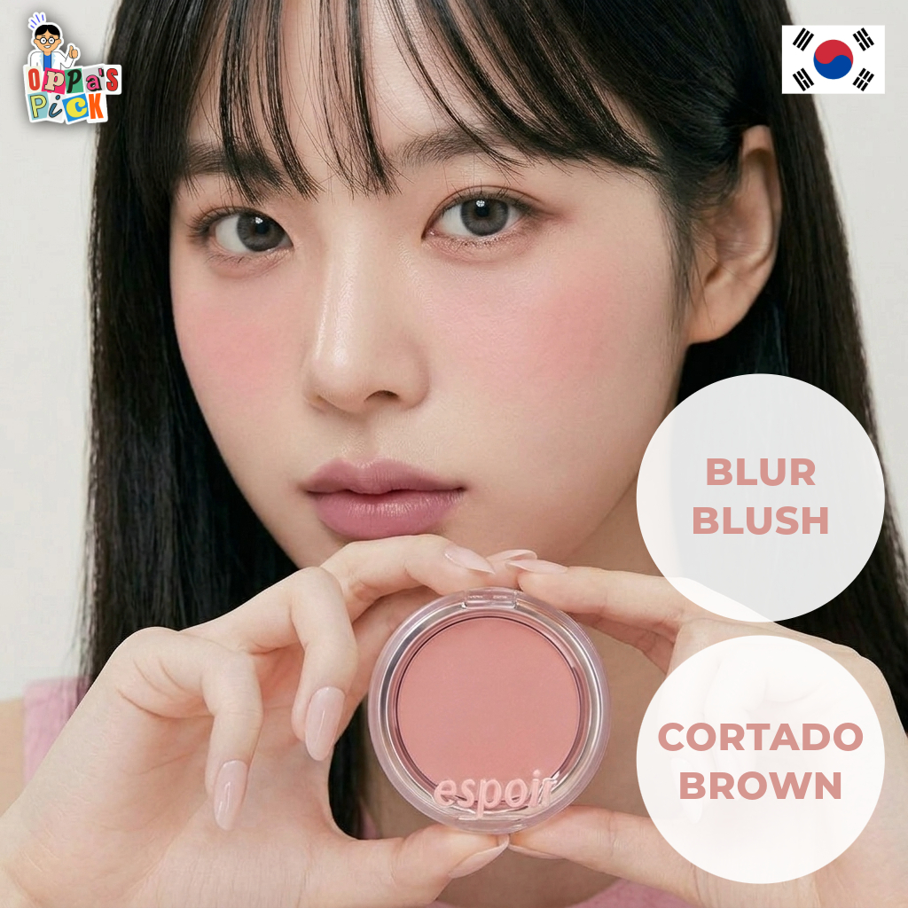 [espoir] Blur Wear Blush No.02 Cortado 6g - Soft Velvet Matte Cheek Color (1 EA)