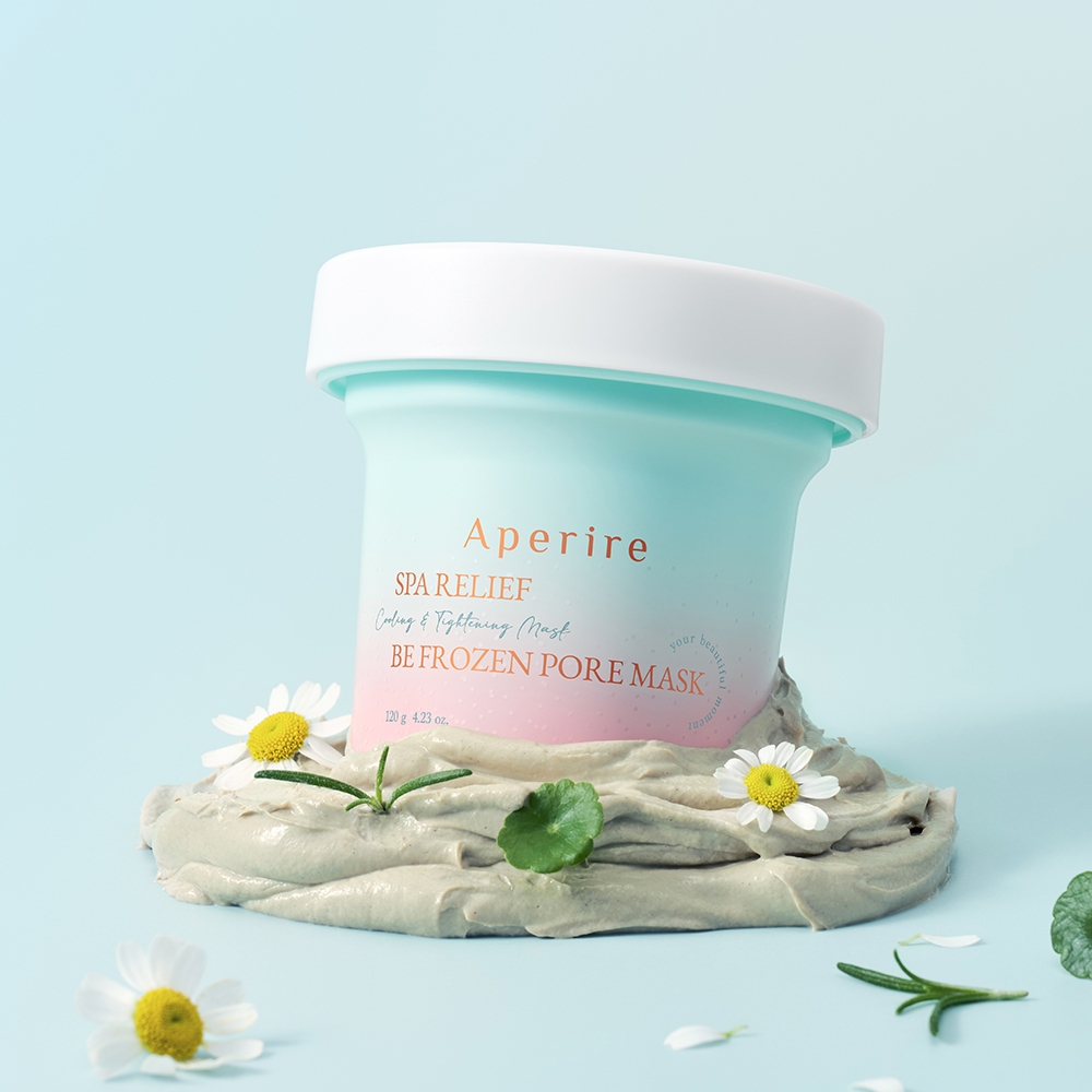 Apeire Spa Relief Be Frozen Pore Mask Mặt nạ đất sét làm mát 125g x 1