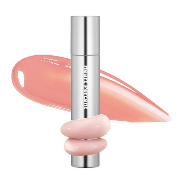 Heart Percent Dot On Mood One Way Glowy Lip Tint 4g #09 Sữa đào Hàn Quốc Glow Lip Tint Moist Finish 