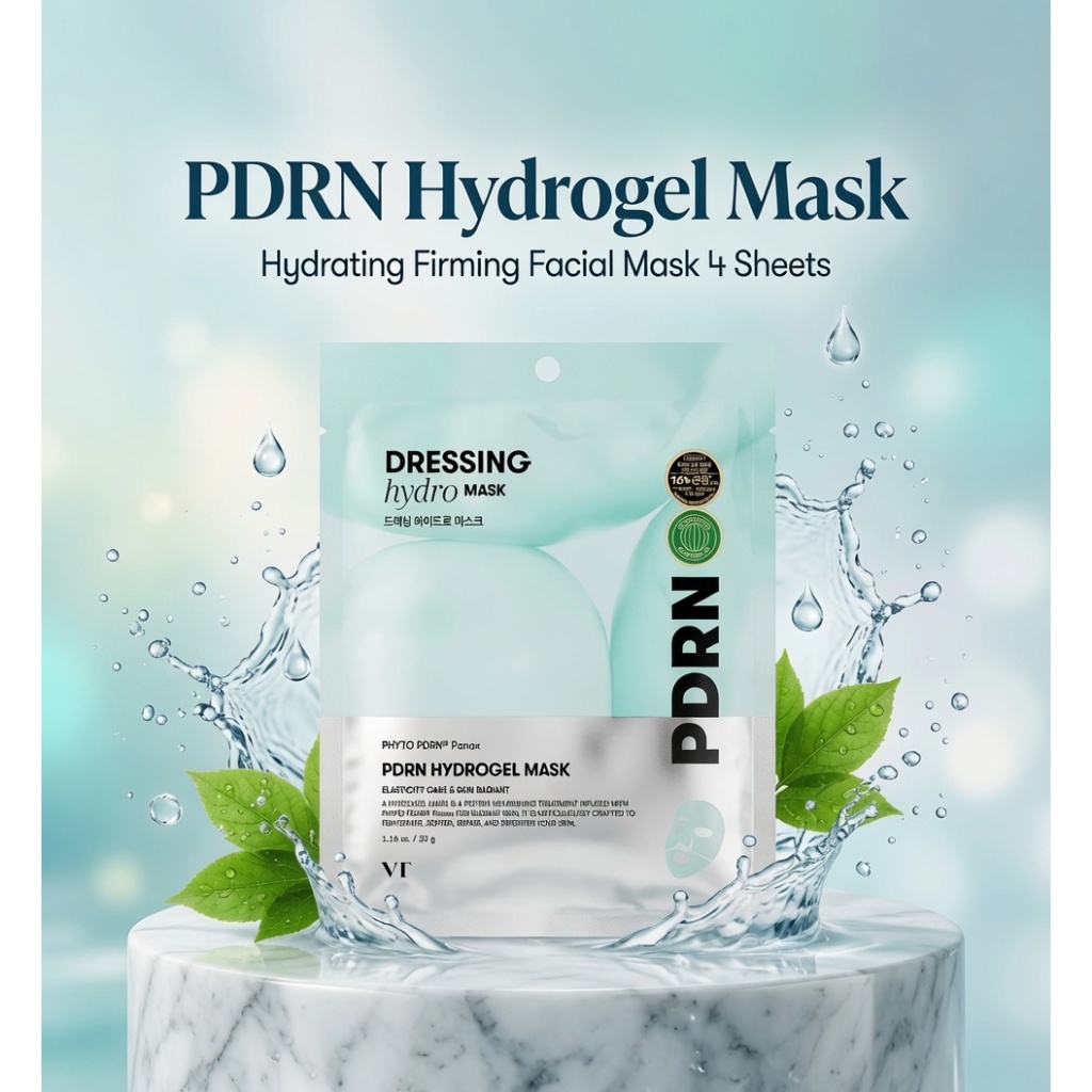 [VT] Mỹ phẩm PDRN Hydrogel Mask Hydrating Firming Facial Mask 4 tờ