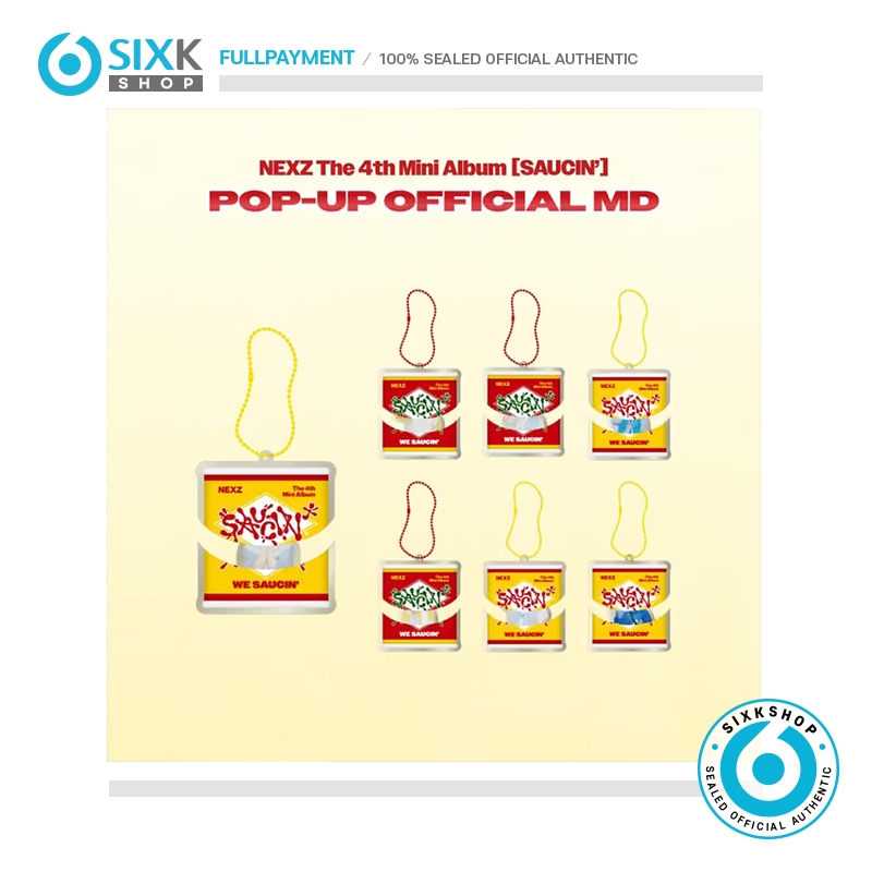 SIXKSHOP✨NEXZ The 4th Mini Album [SAUCIN'] POP-UP STORE OFFICIAL MD 2