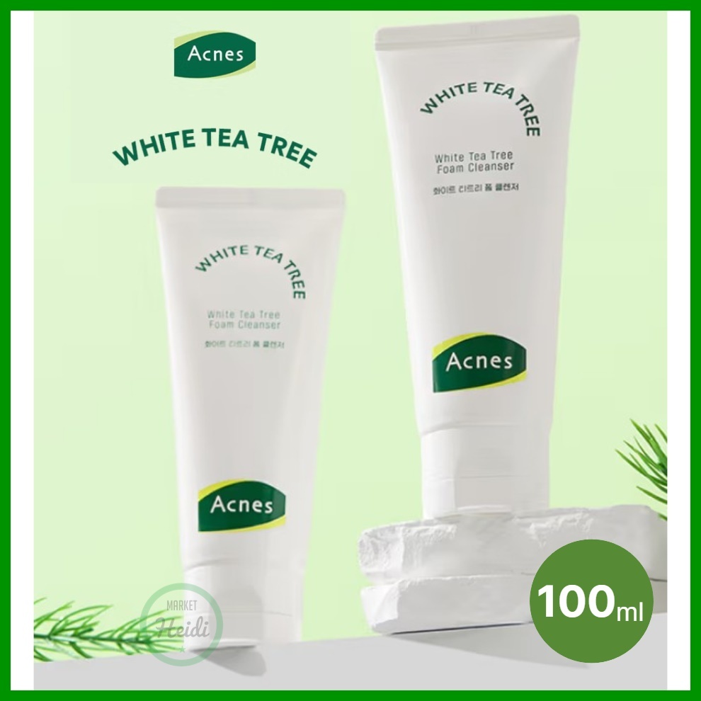 HÀN QUỐC 🇰🇷 Sữa rửa mặt tạo bọt cây trà trắng ACNES 100ml / Sữa rửa tạo bọt ACNES 100ml