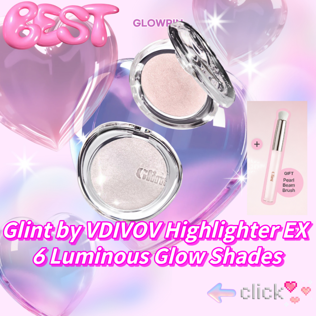 Glint của VDIVOV Highlighter EX 4.5g | Phấn highlight bột Hàn Quốc | 6 sắc thái phát sáng phát sáng