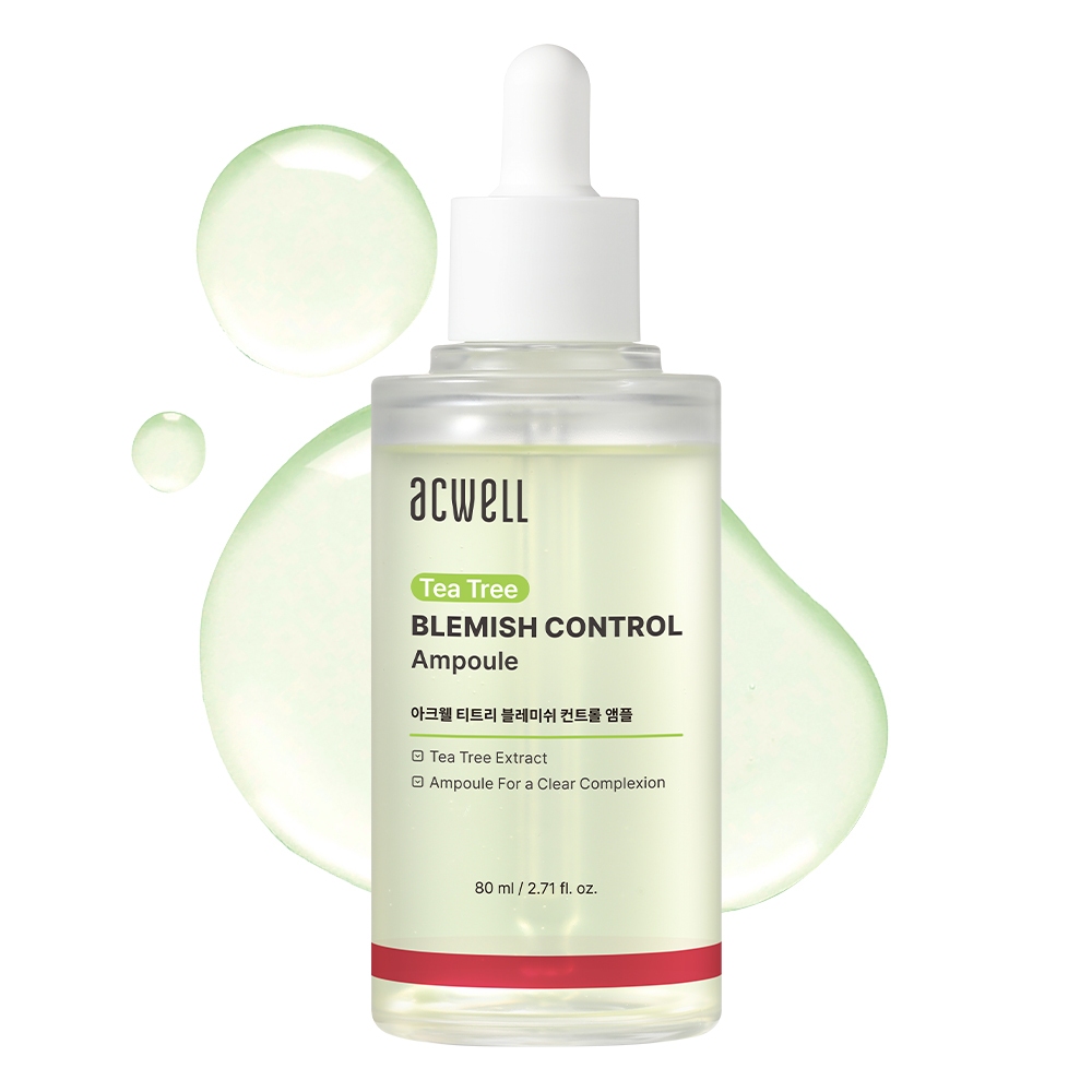 Acwell Tea Tree Blemish Control Ampoule 80ml Cica Soothing Serum | Ampoule chức năng chăm sóc lỗ châ