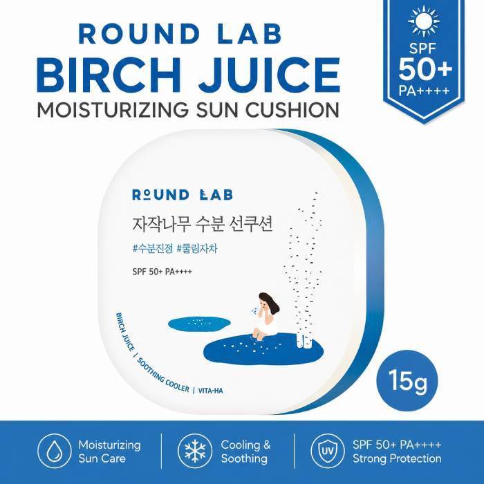 [VÒNG LAB] Đệm chống nắng dưỡng ẩm Birch Juice 15g / K-BEAUTY
