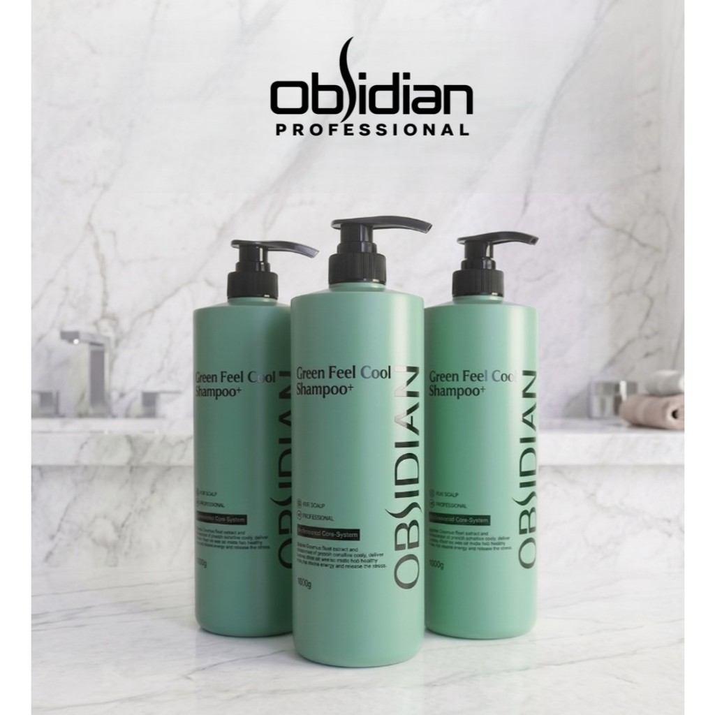 [Obsidian] ORZEN Professional GREEN FEEL COOL SHAMPOO 1000ML