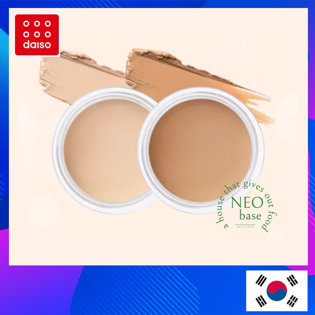 [Daiso Korea] Kem che khuyết điểm bình cân bằng KLAVU 5 g (01 màu be nhạt / 02 màu be tự nhiên)