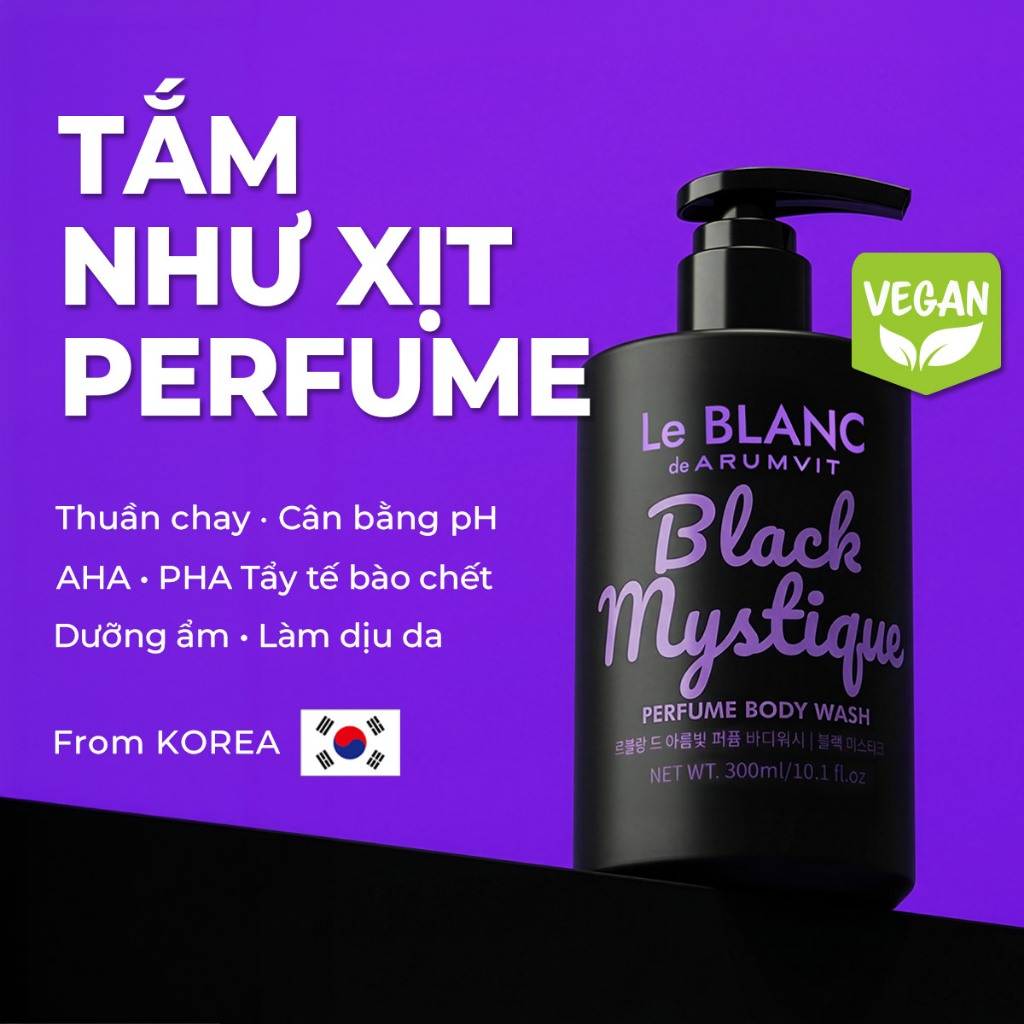 Le BLANC Sữa Tắm Nước Hoa - Black Mystique | Perfume Body Wash
