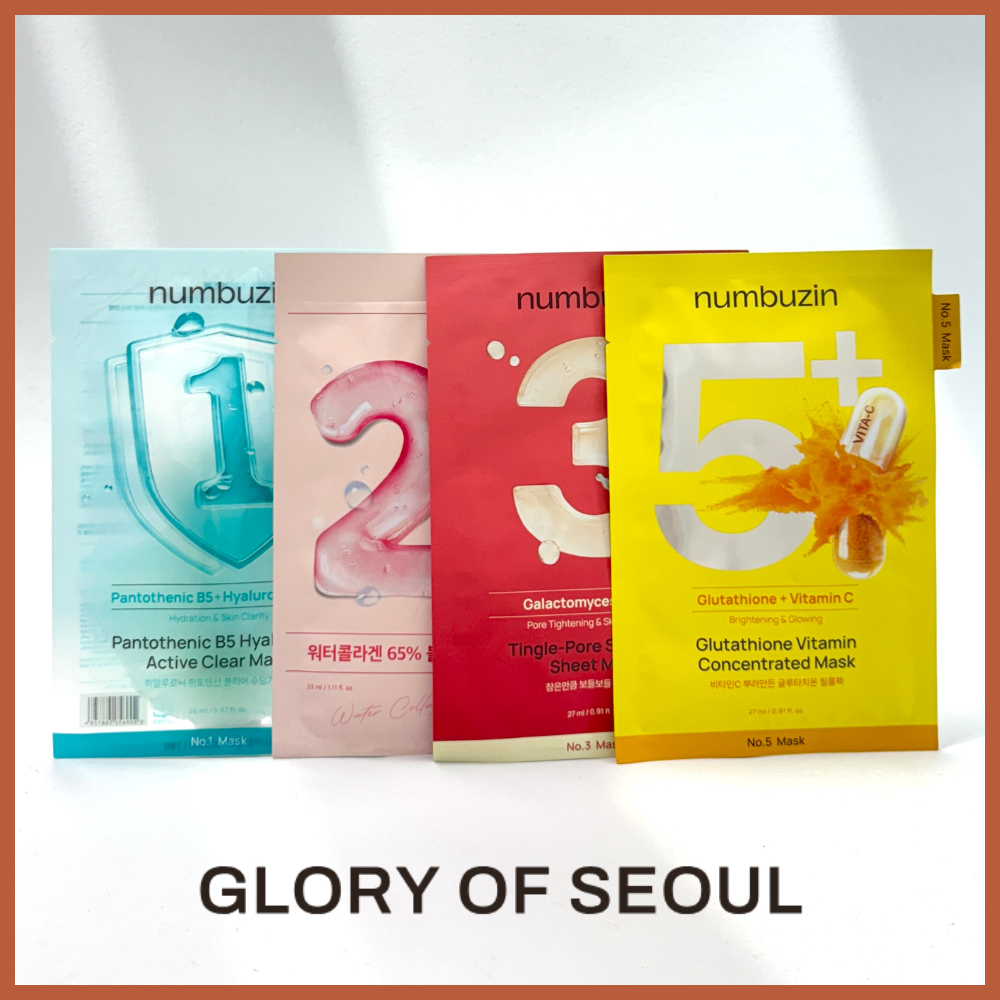[Numbuzin] Sheet Mask Collection No.1 / No.2 / No.3 / No.4 / No.5