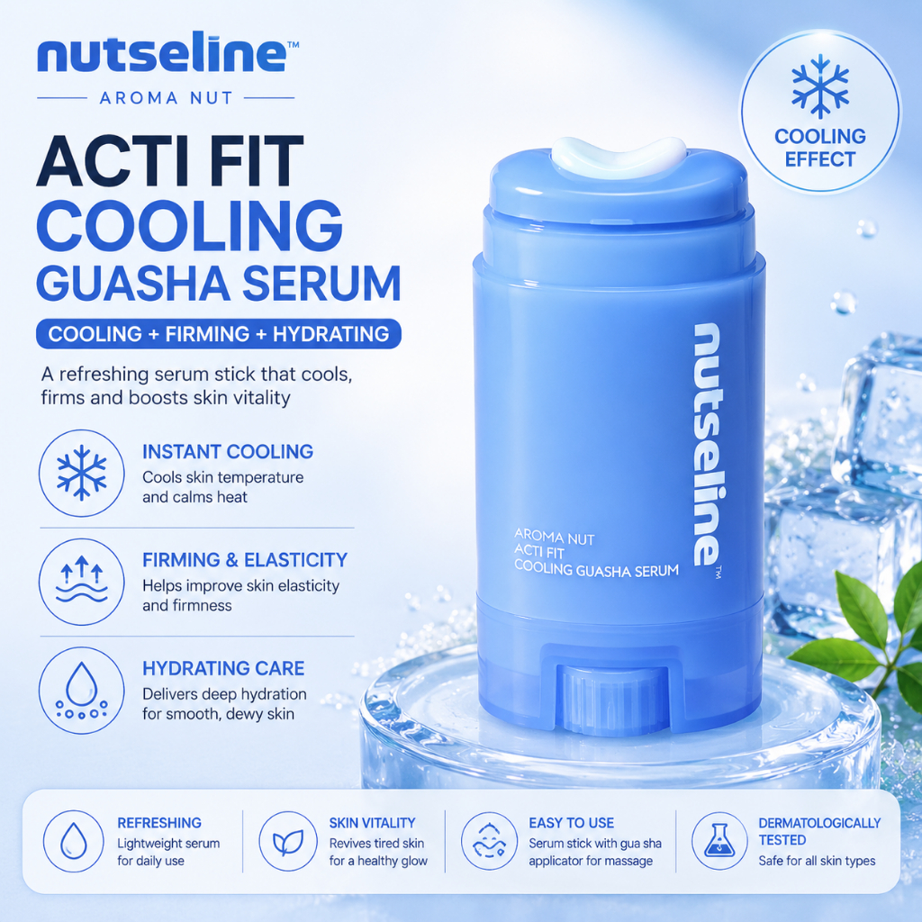 [Nutseline] Aroma Nut Acti Fit Cooling Guasha Serum 60 mL / K-Beauty