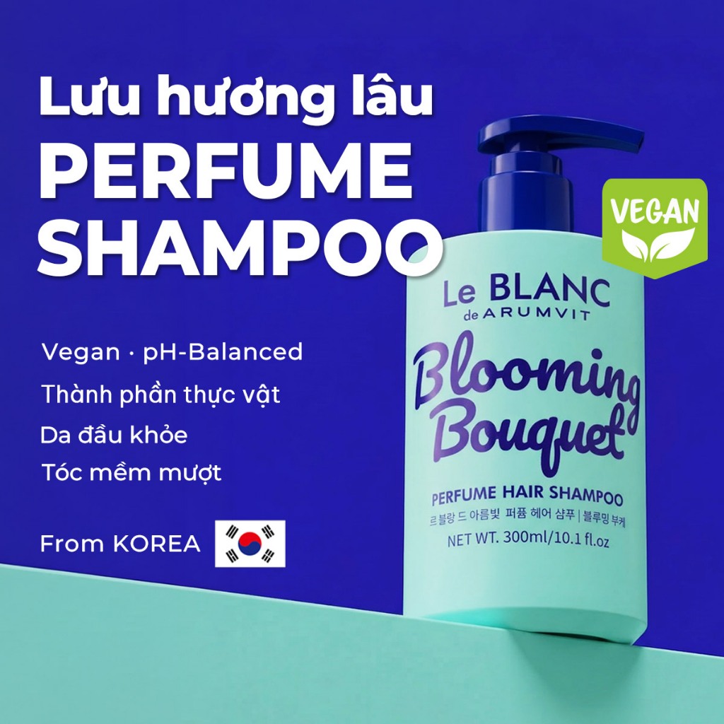 Le BLANC Dầu Gội Nước Hoa -Blooming Bouquet | Perfume Hair Shampoo