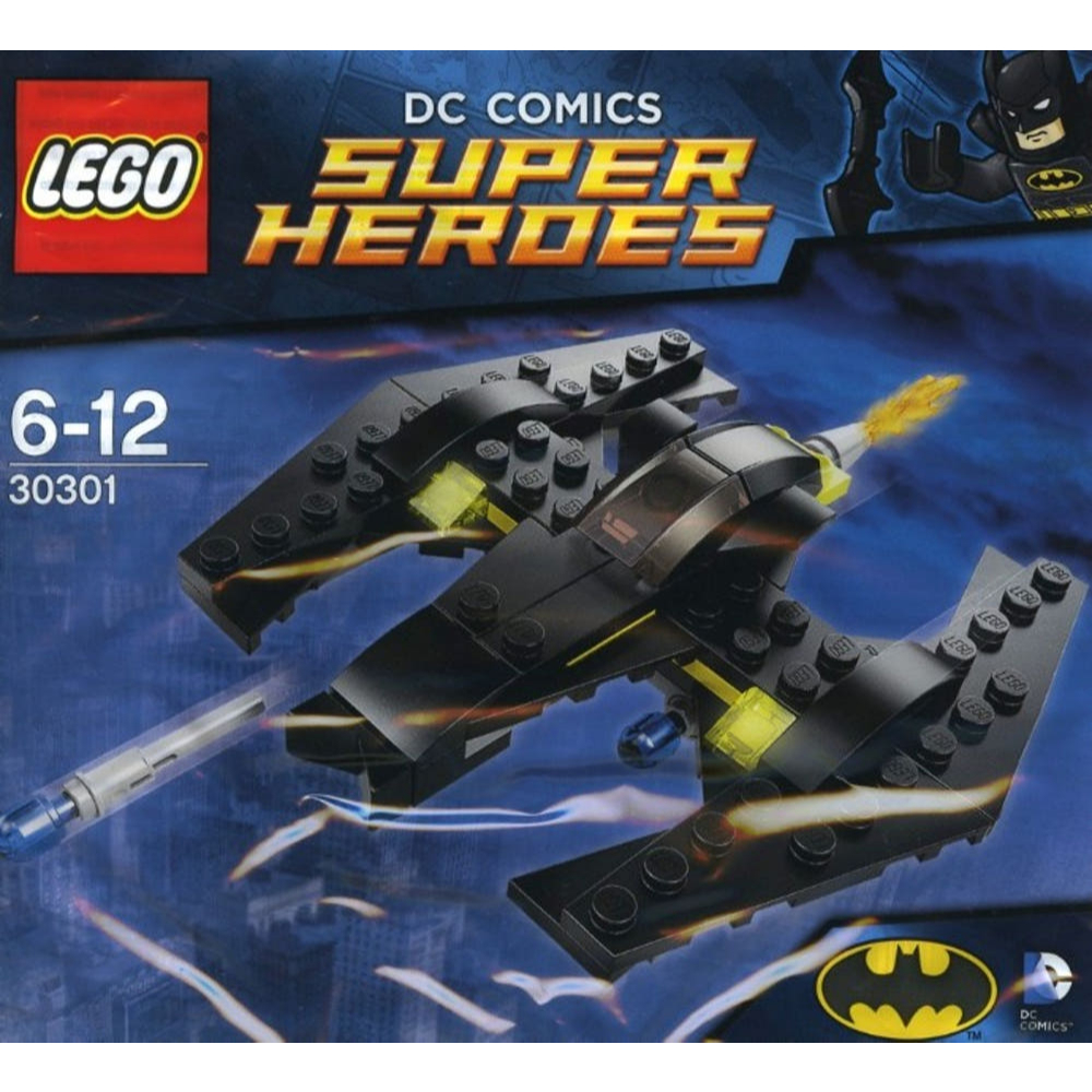 LEGO DC Comics Siêu anh hùng 30301 Batman Batwing Polybag| 45 chiếc| Bộ sưu tập LEGO Batman hiếm về 